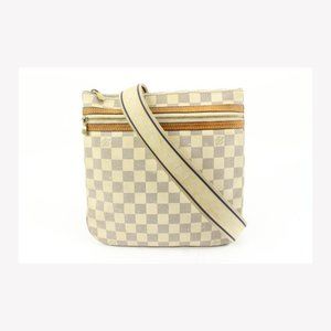 Louis Vuitton Damier Azur Pochette Bosphore Crossbody Bag 84lk422s